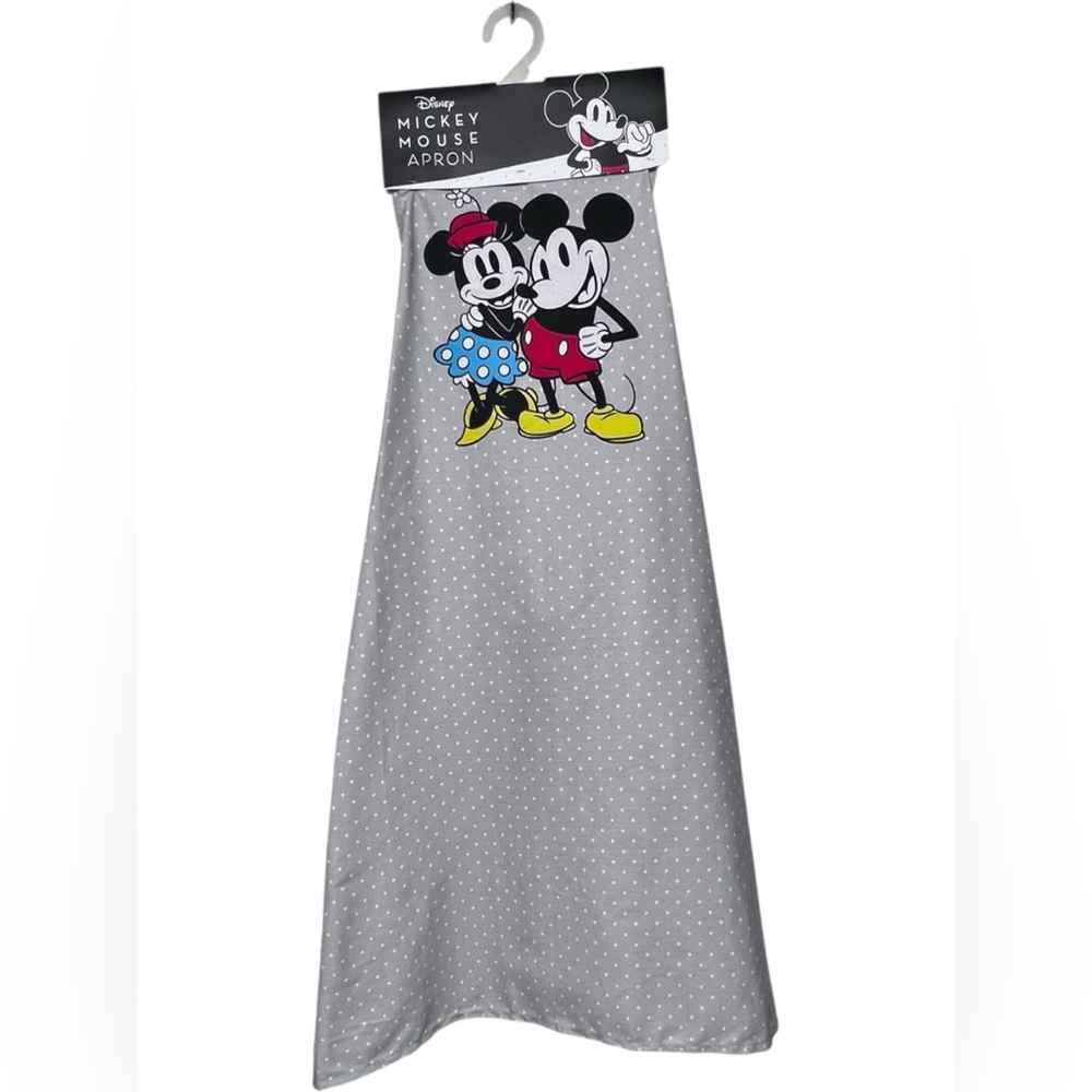 Disney Mickey Mouse & Minnie Mouse Apron 100% Cotton Cooking Baking Grilling